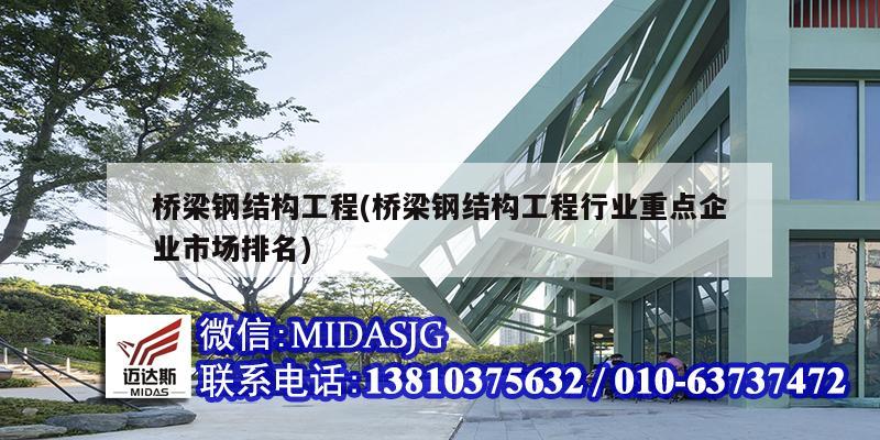 橋梁鋼結構工程(橋梁鋼結構工程行業(yè)重點企業(yè)市場排名)