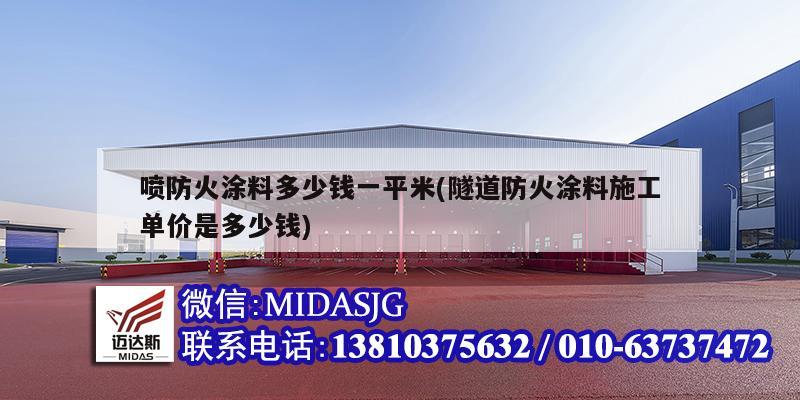 噴防火涂料多少錢(qián)一平米(隧道防火涂料施工單價(jià)是多少錢(qián))